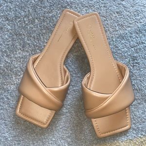 Women’s Faux leather square toe sandals